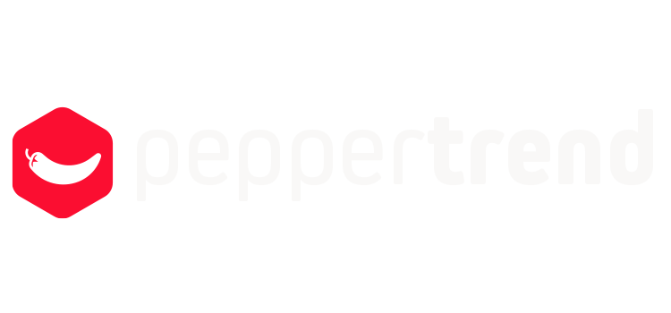Peppertrend logo diapositief